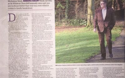 Stephen talks Family Mediation Week in the East Anglian Daily Times